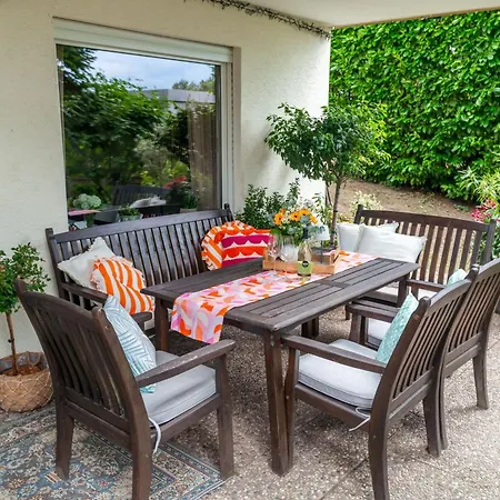 Mit Terrasse Im Grünen Mit Sauna Nahe Altstadt Apartamento Weinheim